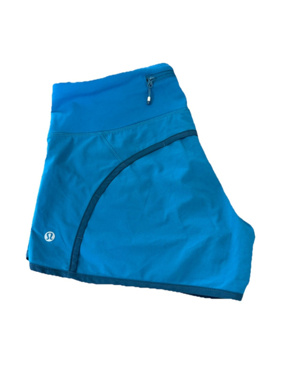 Lululemon Pants - LULULEMON RUN TIMES SHORT 3.5” TEAL COLOR SIZE 6 WASIT 15”